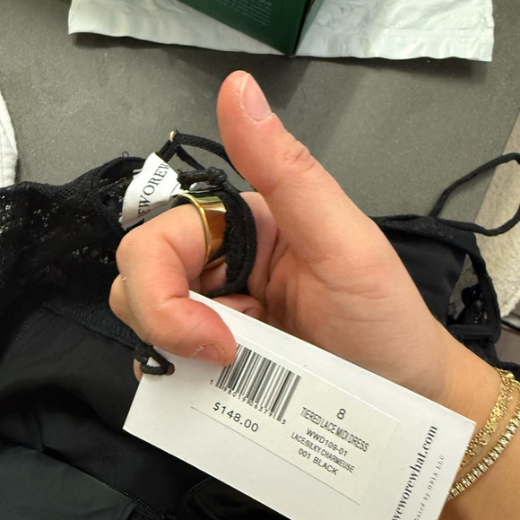 WeWoreWhat Tiered Lace Midi Dress - Picture 3 of 3